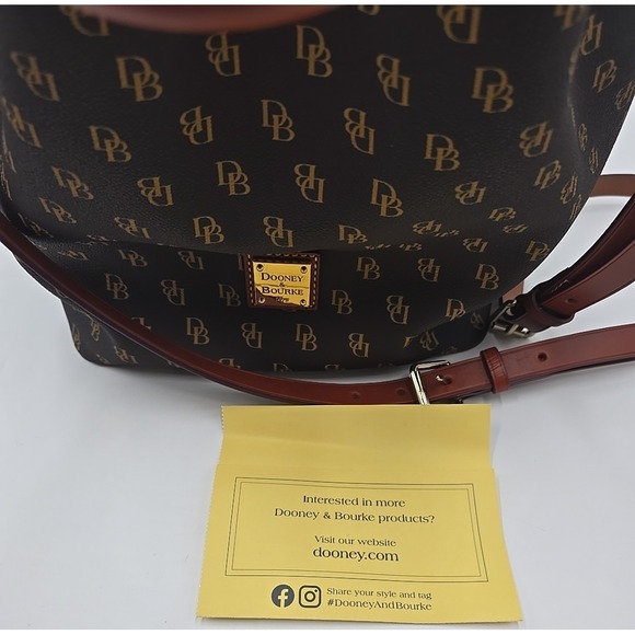 NWT Dooney & Bourke Women\'s Gretta Small Brenna Satchel Old Money Quiet Luxury